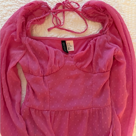 H&M Pink Mini Dress - Picture 1 of 8